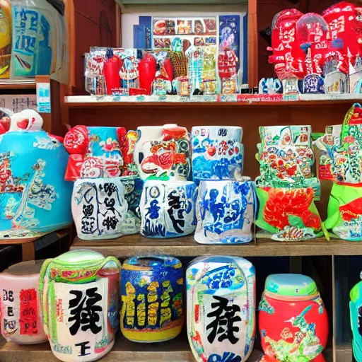Prompt: Okinawa souvenirs