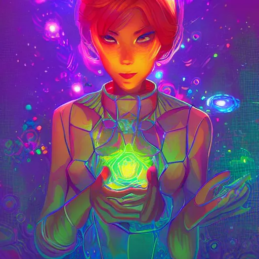 Image similar to skill magic deepdream radiating a glowing aura stuff loot legends stylized digital illustration video game icon artstation lois van baarle, ilya kuvshinov, rossdraws,