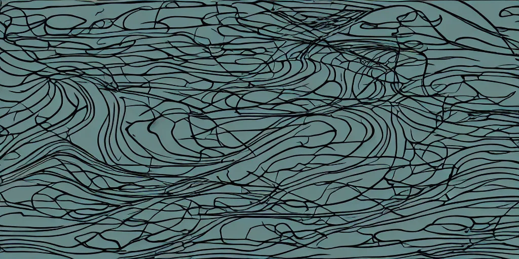 Image similar to Zen chaotic animated landscape