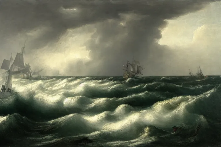 Image similar to a storm at sea