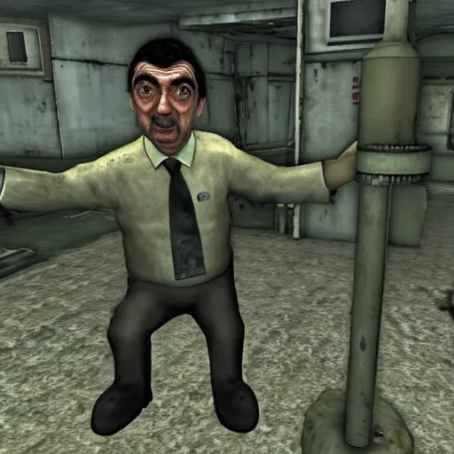 Image similar to mr bean in fallout 3