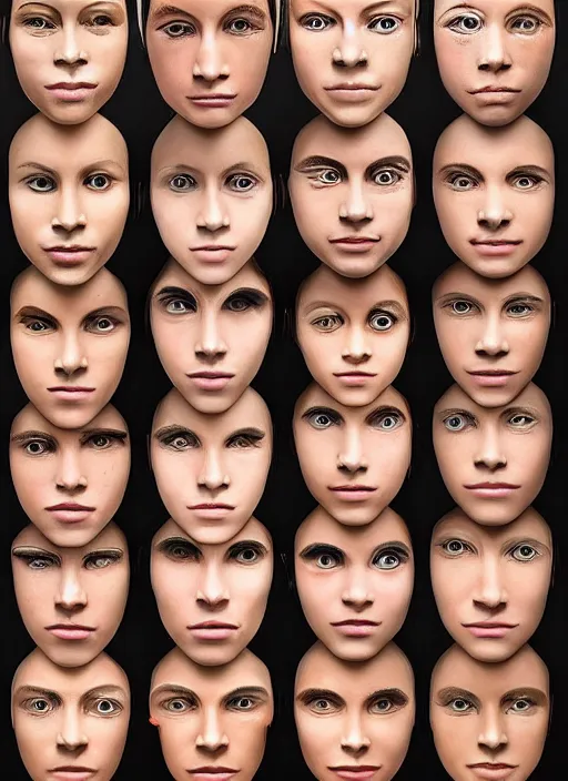 Prompt: the ultimate evolution of the human species, ultrarealistic, symmetrical face, highly detailed, smooth, sharp focus