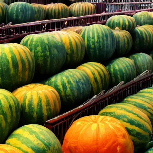 Prompt: Melon nation as a real place on earth