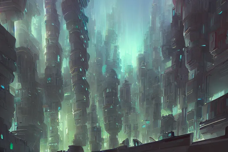 Prompt: futuristic city, by loish trending on artstation deviantart