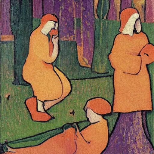 Image similar to snails by Maurice Denis