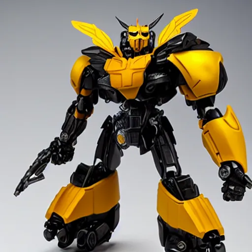 Image similar to Bumblebee as a Transformers figure