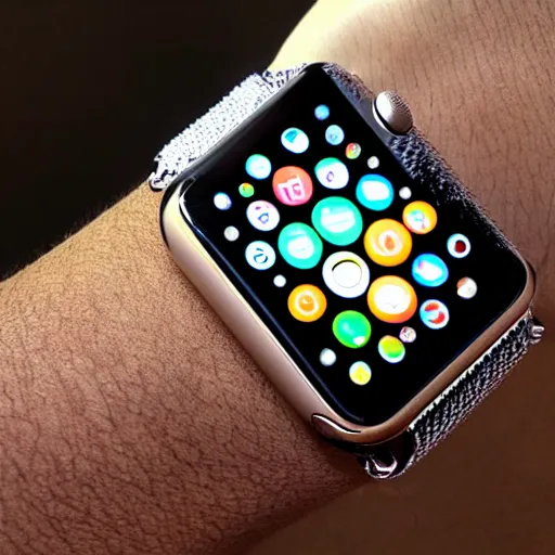 Prompt: an apple watch