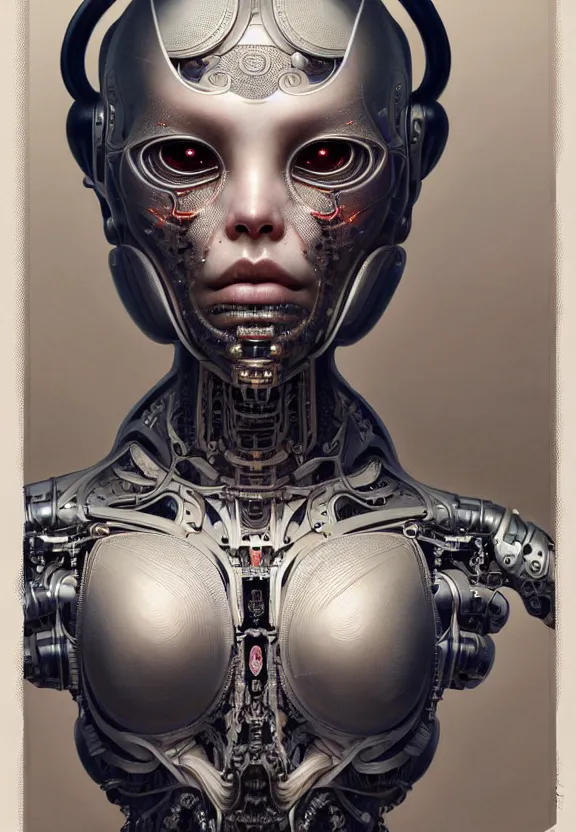 Prompt: ultra realist intricate detailed painting of a single attractive alien female, cyborg male, full body, curvy, cyborg tech, symmetry accurate features, very intricate details, focus, 8k render, artstyle Hiraku Tanaka and Tom Bagshaw, award winning