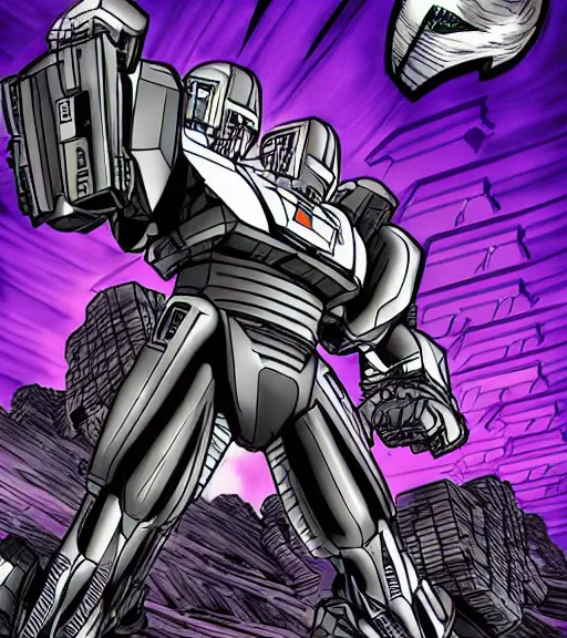 Prompt: armada megatron by akira toriyama, high quality