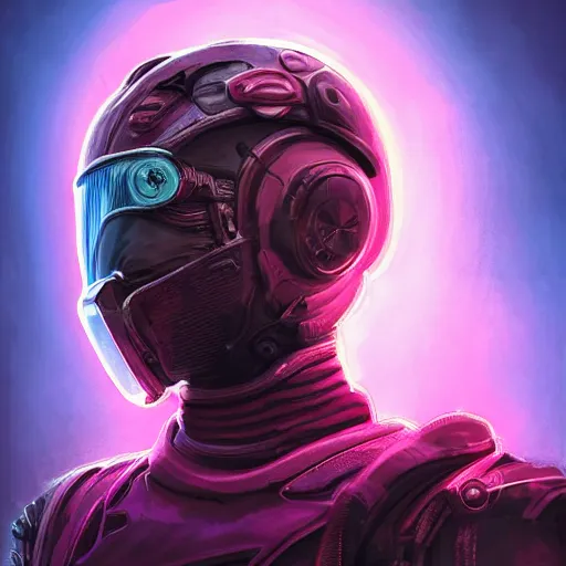 Image similar to profile portrait, helmet tiger cyberpunk made of pink lava and fire in dc comics style, aurora digital package, profile portrait, cyberpunk fashion, realistic shaded perfect face, fine details, very dark environment, misty atmosphere, closeup, d & d, fantasy, intricate, elegant, highly detailed, digital painting, artstation, concept art, matte, sharp focus, illustration, hearthstone