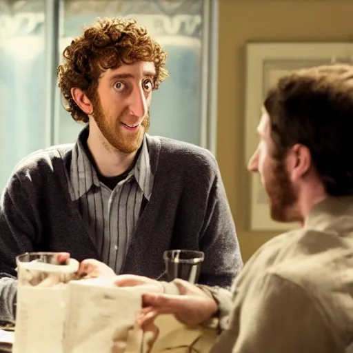 Prompt: movie social network, thomas middleditch