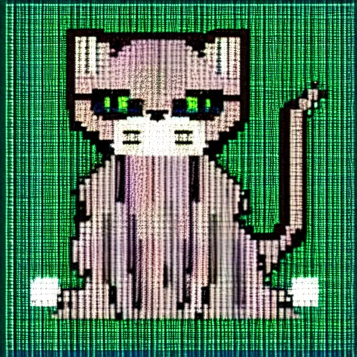 Nyan Cat, crossstitch, bead, sprite, Minecraft, pixel Art, craft, Cat,  orange, animals