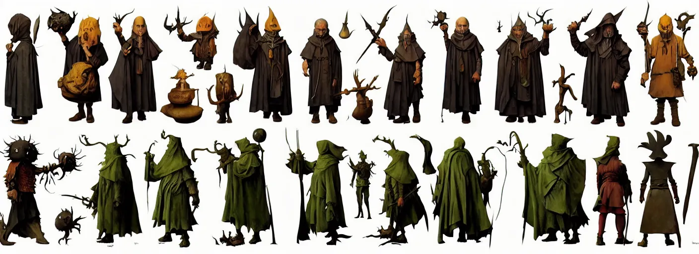 Prompt: full - body d & d rpg character concept art anatomy, very coherent and colorful high contrast masterpiece by norman rockwell franz sedlacek hieronymus bosch dean ellis simon stalenhag rene magritte gediminas pranckevicius, dark shadows, sunny day, hard lighting, reference sheet white background