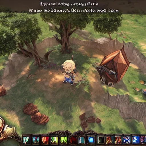 Image similar to a tree of savior and Ragnarok online character in game