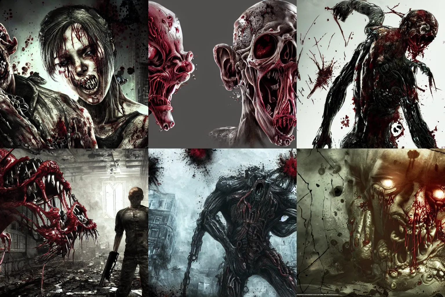 Image similar to Resident Evil virus concept art, nasty, vile, disgusting, rotten, putrid, highly detailed, horror, scary, terrifying, horrific, hd 4k