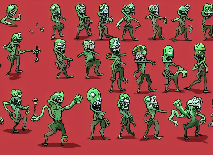 My zombie sprites