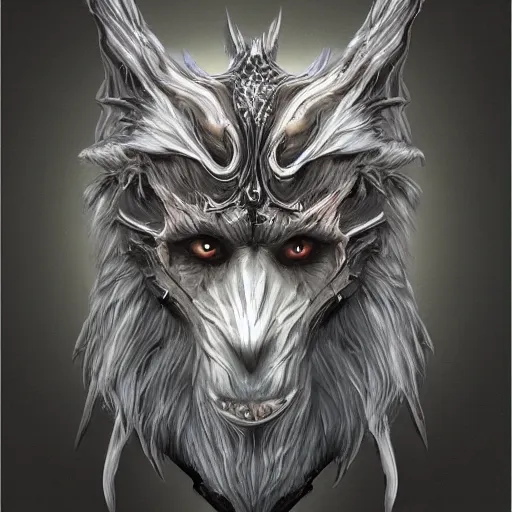 Image similar to a highly detailed headshot portrait of a fantasy creature concept art