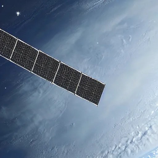 Prompt: satellite in space