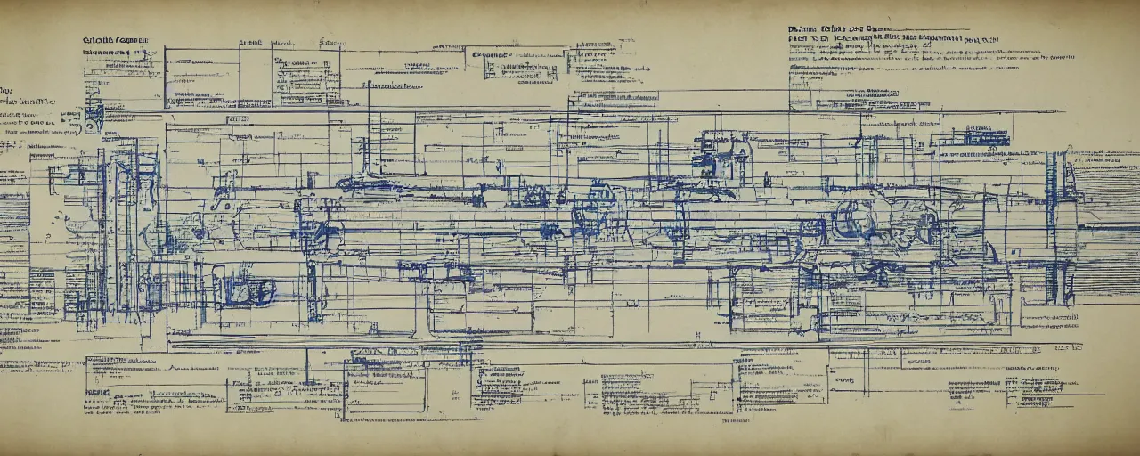 Prompt: blueprint of a nuclear bomb
