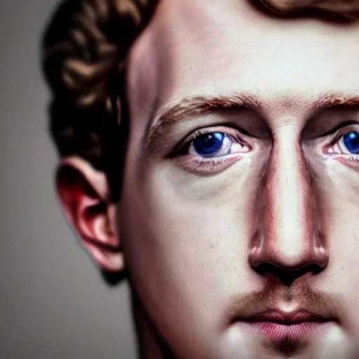 Prompt: a poster of the Big brother is watching you with face of mark Zuckerberg