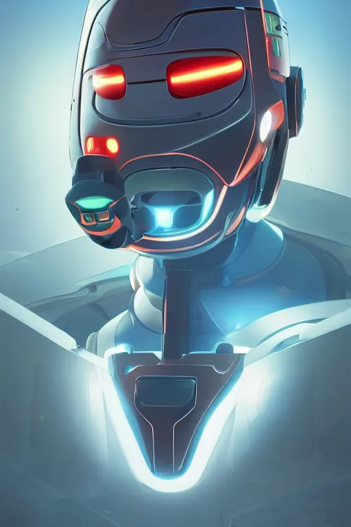 Image similar to metabots medabots medarotto medarot robot minimalist comics helmet mask neon cybereye, behance hd by jesper ejsing, by rhads, makoto shinkai and lois van baarle, ilya kuvshinov, rossdraws global illumination ray tracing hdr radiating a glowing aura