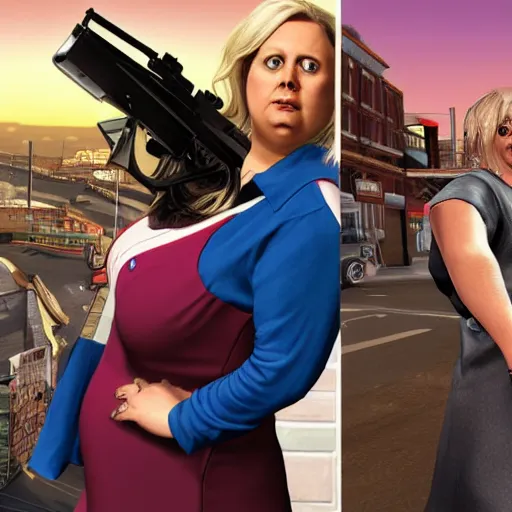 Image similar to vicky pollard from Little Britain on the Cover from gta v