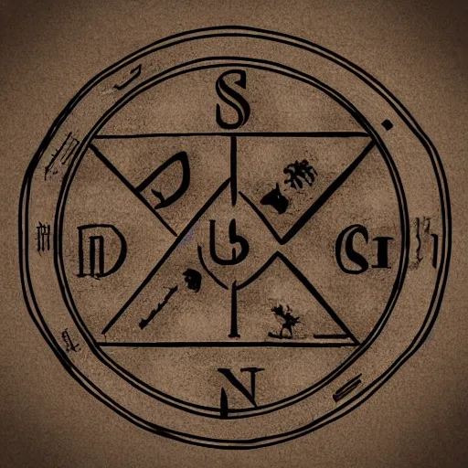 Prompt: complex sigil