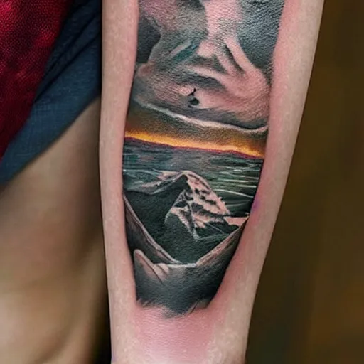 Image similar to realistic tattoo of Kino’s Journey (2003)