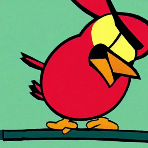 Image similar to An extremely angry bird.