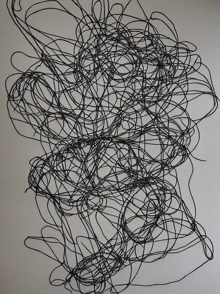 Image similar to famous examples of wire art