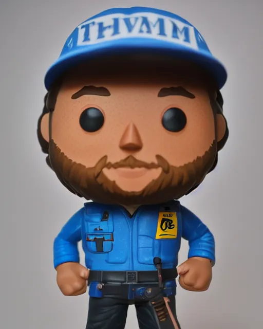 Prompt: A Tim the Toolman Taylor Funko Pop. Photographic, photography