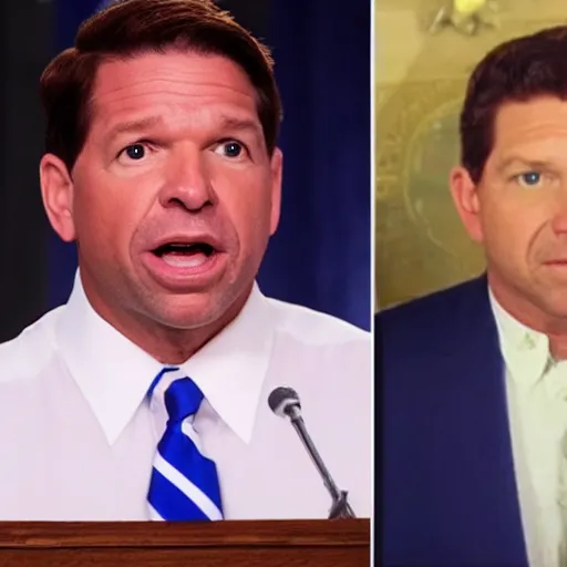 Image similar to Ron DeSantis as satan