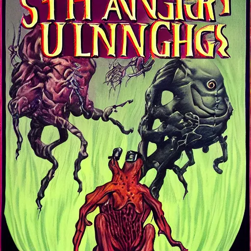 Image similar to stranger organisms, by kelly freas