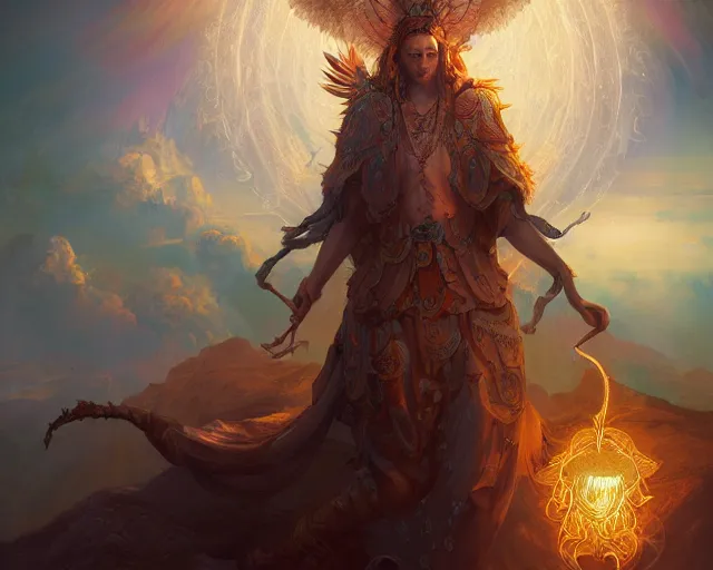 Prompt: a portrait of a biblically - accurate seraphim, backlit, strong rim light, highly detailed, digital painting, hdri, by alvaro castagnet, peter mohrbacher and dan mumford, vivid colors, high contrast, 8 k resolution, intricate, photorealistic, smooth