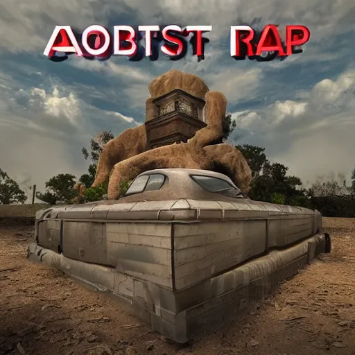 absolute hardest rap album cover of all time, 8K, Stable Diffusion