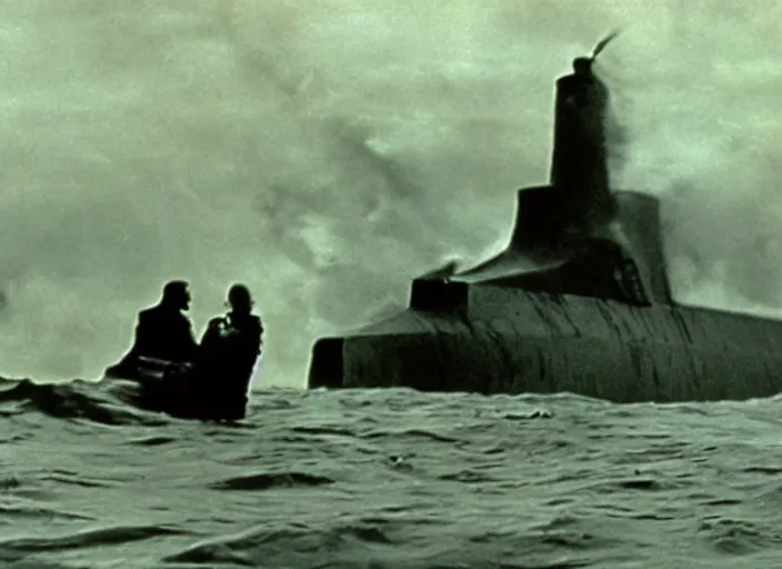 Image similar to scene from the 1 9 2 0 submarine spy thriller film the hunt for red october