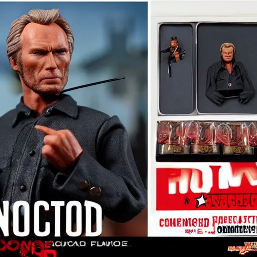 Image similar to clint eastwood action figure by hot toys.