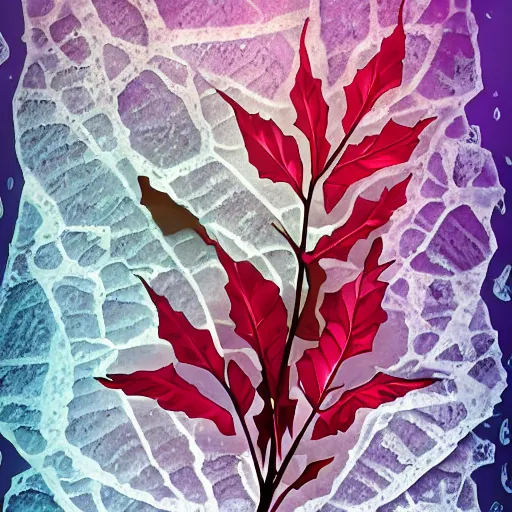 Image similar to icy soloist animation digitalart communion reflections leaf