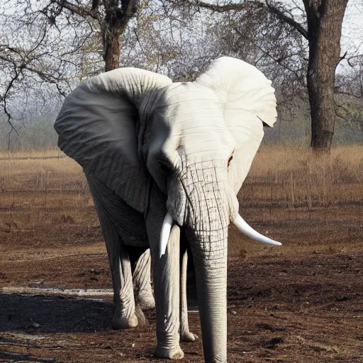 Image similar to albino elephant