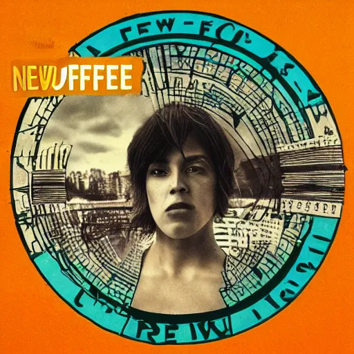 Image similar to cover for an album called newfree