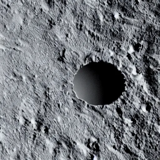 Prompt: a large nuclear crater in manhattan, realistic, taken on a ww 4 camera.