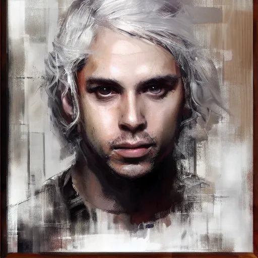 Image similar to face protrait of darnis targaryen, realistic, ultrahd, jeremy mann painting