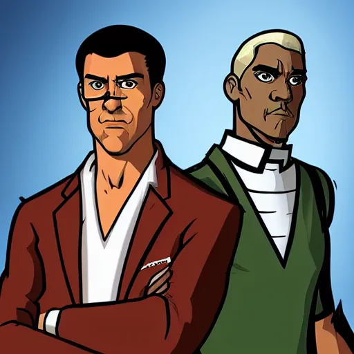 Image similar to FXX archer tv show character art