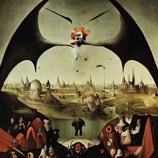 Prompt: portrait of the joker, drama, chaos matte painting by hieronymus bosch and zidislaw beksinsky