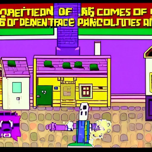 Image similar to Screenshot from the PC game Maniac Mansion II: Day of the Tentacle (1993) by LucasArts