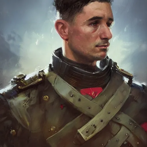 Prompt: portrait of captain manuel fraga iribarne, colourised, face portrait, epic, tragic, military art, fantasy, dieselpunk, hd shot, digital portrait, beautiful, artstation, comic style, by artgerm, guy denning, jakub rozalski, magali villeneuve and charlie bowater