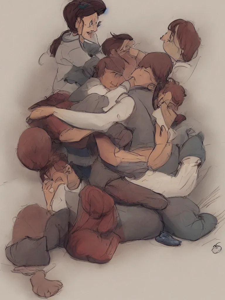 Prompt: comfort by Disney Concept Artists