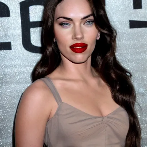 Prompt: a face inspired by megan fox and scarlett johansson