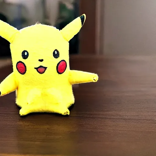 Image similar to a paper towel pikachu