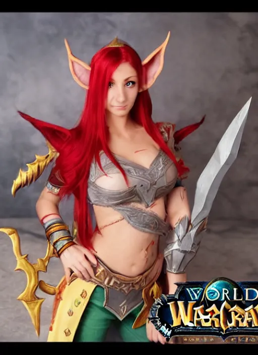 Image similar to world of warcraft blood elf